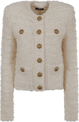 Balmain Buttoned Tweed Jacket