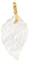 Thumbnail for your product : Tamara Comolli India 18K Yellow Gold & White Mother-Of-Pearl Small Leaf Pendant