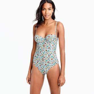 Underwire one-piece swimsuit in Liberty® Edenham floral
