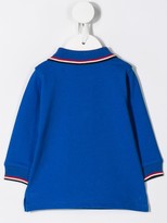 Thumbnail for your product : Moncler Enfant Striped Collar Polo Shirt
