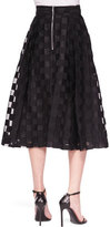 Thumbnail for your product : Milly Sheer-Block Full Midi Skirt