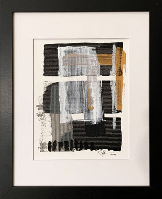 One-of-a-Kind Original Untitled 53 by J. Kent Martin - Unframed Painting on Paper