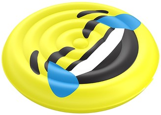 FLOATIE KING Yellow LOL Emoji Pool Float