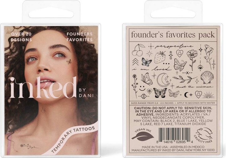 INKED by Dani Founder's Favorite Temporary Tattoos