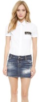Thumbnail for your product : DSquared 1090 DSQUARED2 Short Sleeve Blouse