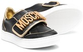 Thumbnail for your product : MOSCHINO BAMBINO Logo Plaque Sneakers