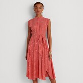 Thumbnail for your product : Lauren Ralph Lauren Ralph Lauren Logo-Print Crepe Sleeveless Dress