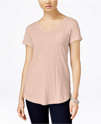 Style&Co. Style & Co V-Neck T-Shirt, Created for Macy's
