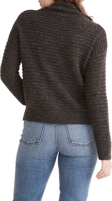 Madewell Belmont Donegal Mock Neck Sweater