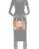 Thumbnail for your product : Derek Lam 10 Crosby Mini Ave A Patchwork Satchel Bag, Neutral Pattern