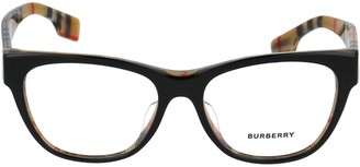 Burberry Eyewear Checked Frame Glasses