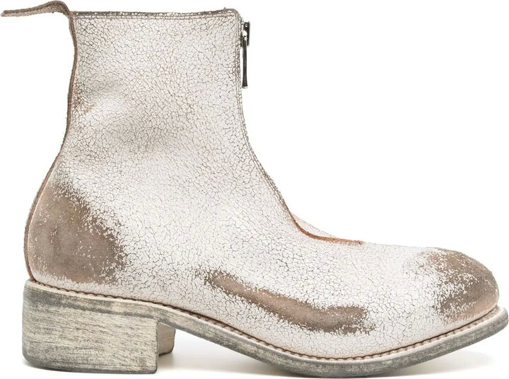 Guidi 40mm Zip-Up Ankle Boots