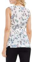 Thumbnail for your product : Vince Camuto Sleeveless Keyhole Botanical Floral Top