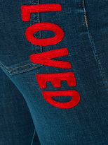 Thumbnail for your product : Gucci Loved embroidered jeans