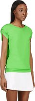 Thumbnail for your product : Versus Lime Green Saftey Pin Sleeve T-Shirt