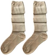 Thumbnail for your product : Toamen Women Girls Knitted Wool Socks Women's Cable Knit Over knee Long Boot Winter Warm Thigh-High Soft Socks Leggings Soft Bed Floor Socks