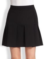 Thumbnail for your product : Rebecca Taylor Pleated Stretch Knit Skirt