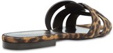 Thumbnail for your product : Saint Laurent 10mm Nu Pied Leopard Print Suede Sandals