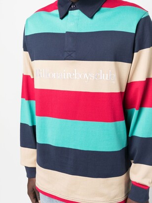 Billionaire Boys Club Striped Long-Sleeve Polo-Shirt