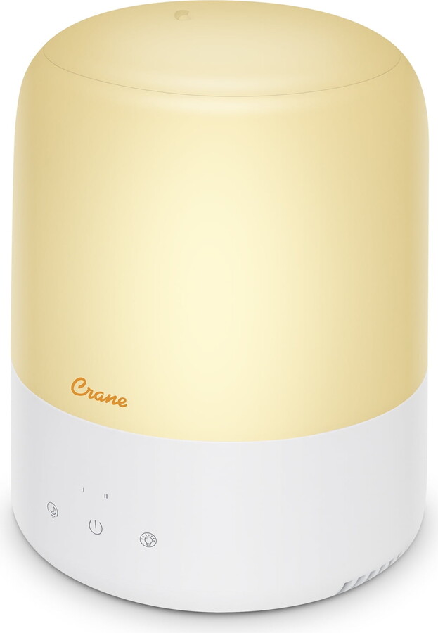 3-in-1 Compact Humidifier - 0.5 Gallon with Sleep Support Light & Aroma Diffuser