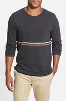 Thumbnail for your product : M.Nii 'Senator' Washed Long Sleeve Stripe Jersey T-Shirt