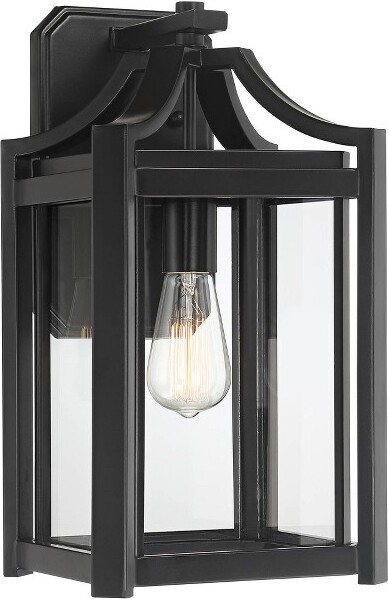 Franklin Iron Works FranklinIronWorksRockfordRusticFarmhouseOutdoorWallLightFixtureBlack161/4\