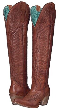 womens boots cognac