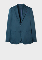 Thumbnail for your product : Paul Smith Men's Petrol Organic-Cotton Stretch Unlined Blazer