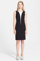 Thumbnail for your product : Narciso Rodriguez Contrast Inset Jersey Sheath Dress