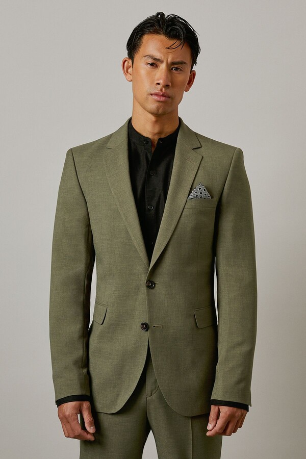 Racing Green Pick and Pick Tailored Suit Jacket ShopStyle