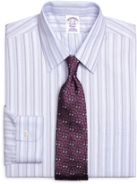 Thumbnail for your product : Brooks Brothers Non-Iron Slim Fit Alternating Hairline Stripe Dress Shirt