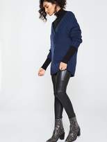 Thumbnail for your product : Very Crossover Deep V Neck Slouch Jumper - Navy
