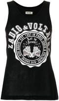 Zadig & Voltaire logo patch tank top