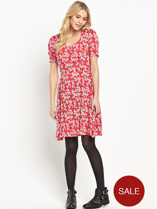 Love Label Printed Tea Dress