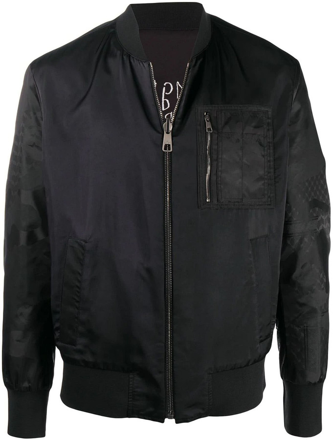 Neil Barrett Black Reversible Bomber Jacket - ShopStyle Outerwear