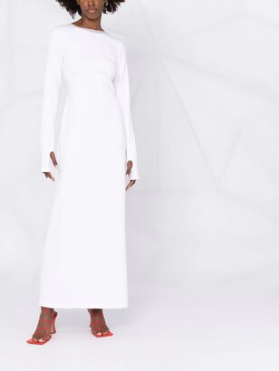 open back long dresses