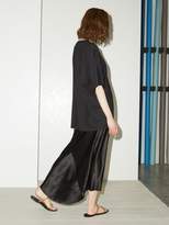 Thumbnail for your product : Raey Bias Godet Silk-satin Slip Midi Skirt - Womens - Black