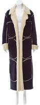 Thumbnail for your product : Norma Kamali Faux Shearling Long Coat
