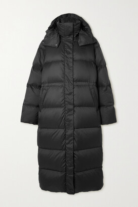 HOLZWEILER + Net Sustain Skogshorn Quilted Recycled Shell Down Coat - Black