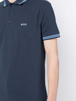 HUGO BOSS Logo-Embroidered Polo Shirt