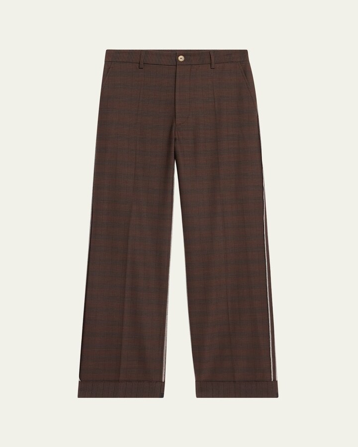 MM6 MAISON MARGIELA Cuffed Plaid Pants