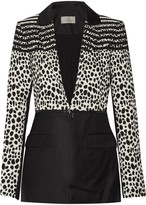 Thumbnail for your product : Preen by Thornton Bregazzi Cloqué and twill blazer