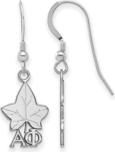 Black Bow Jewelry Co. BlackBowJewelrySterlingSilverAlphaPhiGreekLifeMascotSmallDangleEarrings