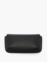 Thumbnail for your product : Smythson Concertina Panama Leather Glasses Case - Black