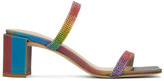 Thumbnail for your product : Bzees BY FAR Multicolor Crystal Tanya Heeled Sandals