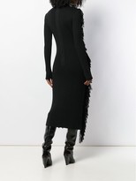 Thumbnail for your product : David Koma Distressed Long-Sleeve Dress