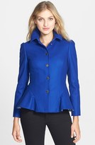 Thumbnail for your product : Ted Baker 'Bracti' Peplum Detail Wool & Cashmere Blend Jacket