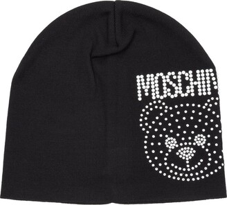 Moschino Wool Fascia in Black Save 30% Womens Hats Moschino Hats 