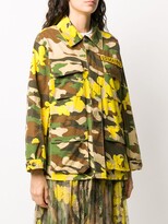Thumbnail for your product : Ermanno Ermanno Camouflage Print Military Jacket