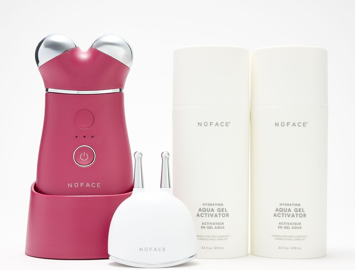NuFace Trinity+ Facial Toning Device w/ELE & 3.3 oz Gel Duo